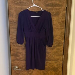 Sequin Hearts Purple Dress - Medium